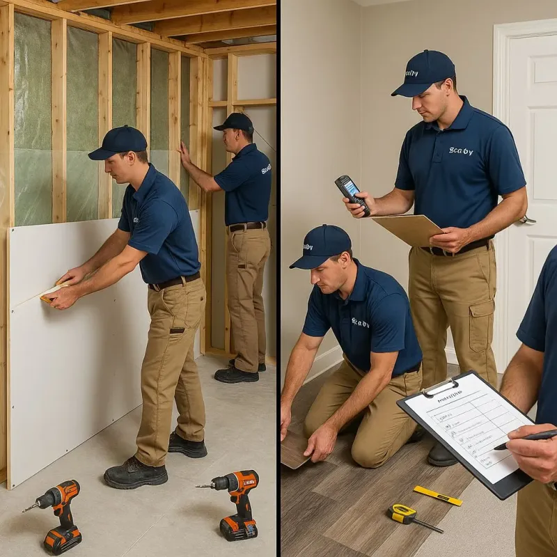 Repairs and Reconstruction process in Casa Blanca, AZ